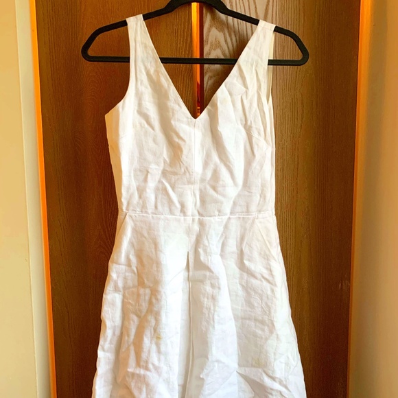 Linen White Dress - Picture 1 of 1